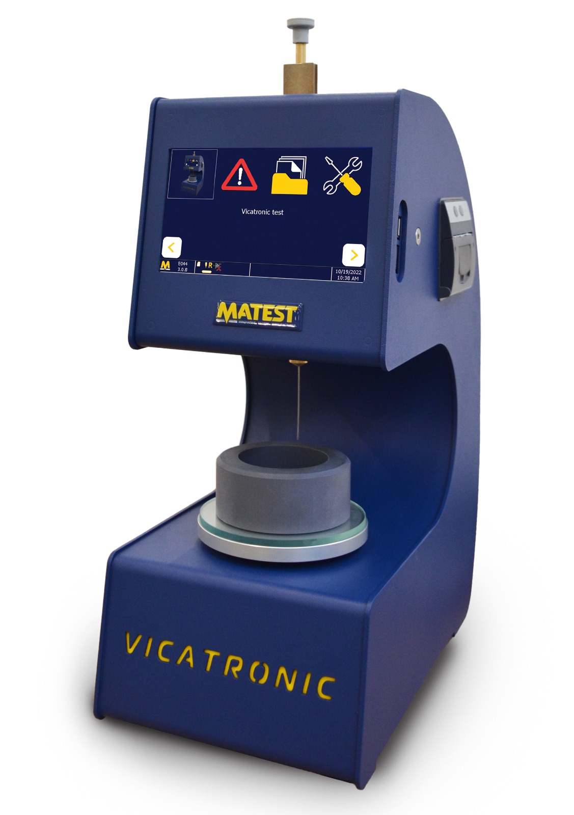 Automatic touch screen vicat apparatus