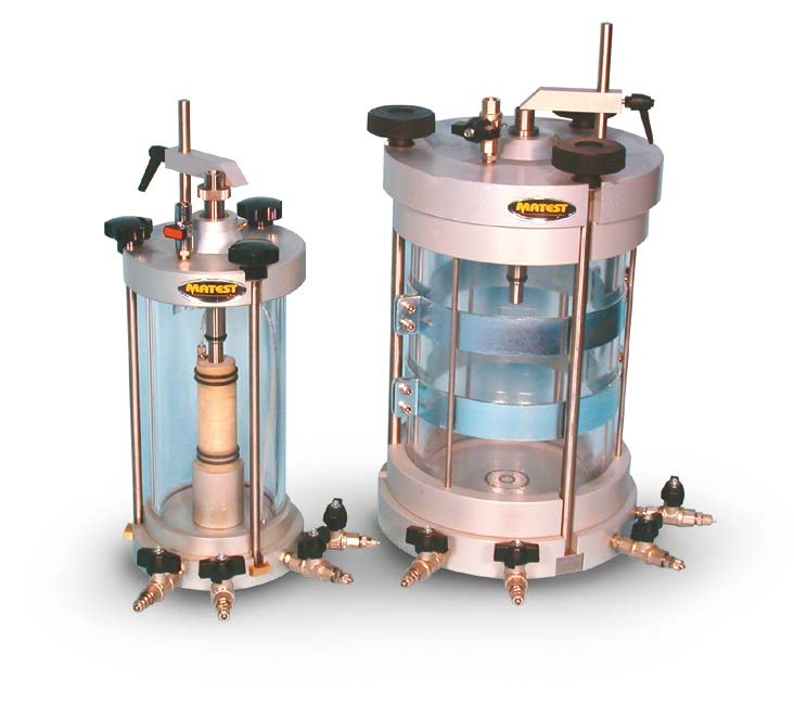 Digital touch-screen triaxial Test Machine image 2